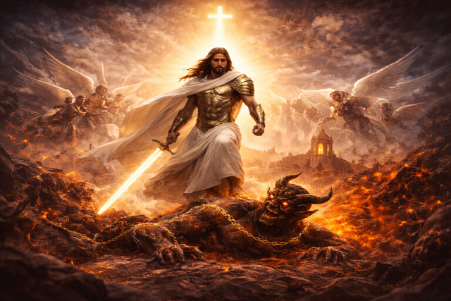 Jesus Christ victory over the devil gates of hell will not prevail church Matthew 16:18